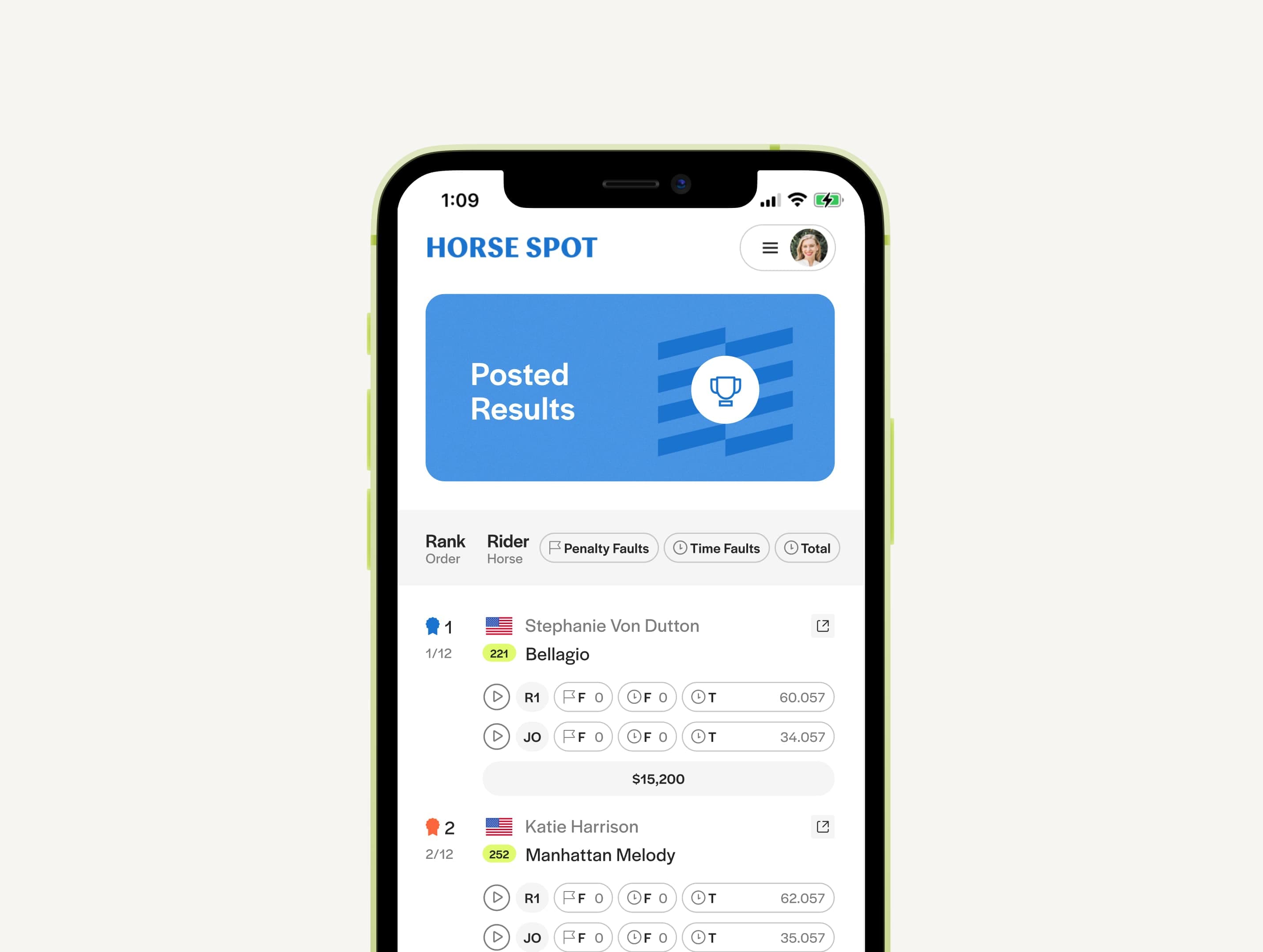 Horse Spot mobile horse show technology